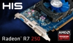 HIS VGA CARD 1GB R7 250X ICOOLER  